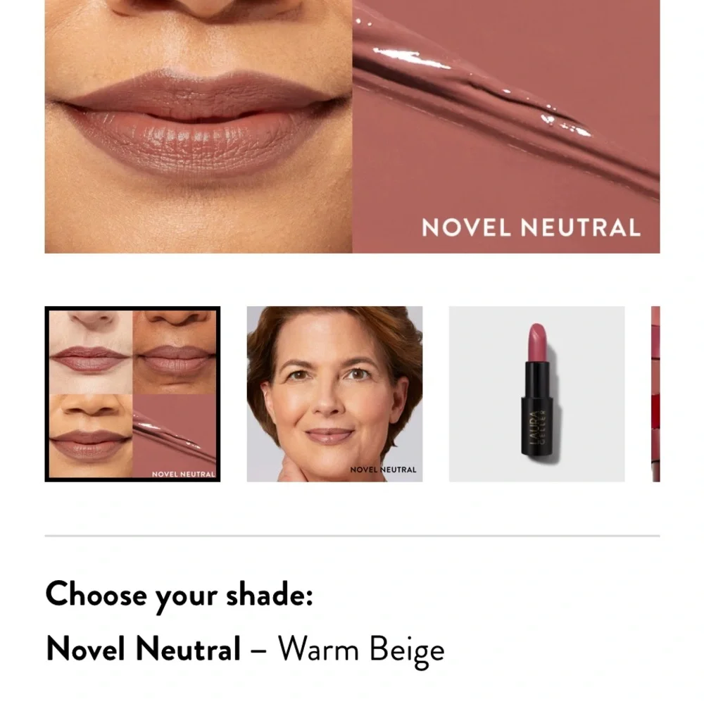 Laura Geller  Modern Classic Matte Lipstick (Shade Novel Nautral